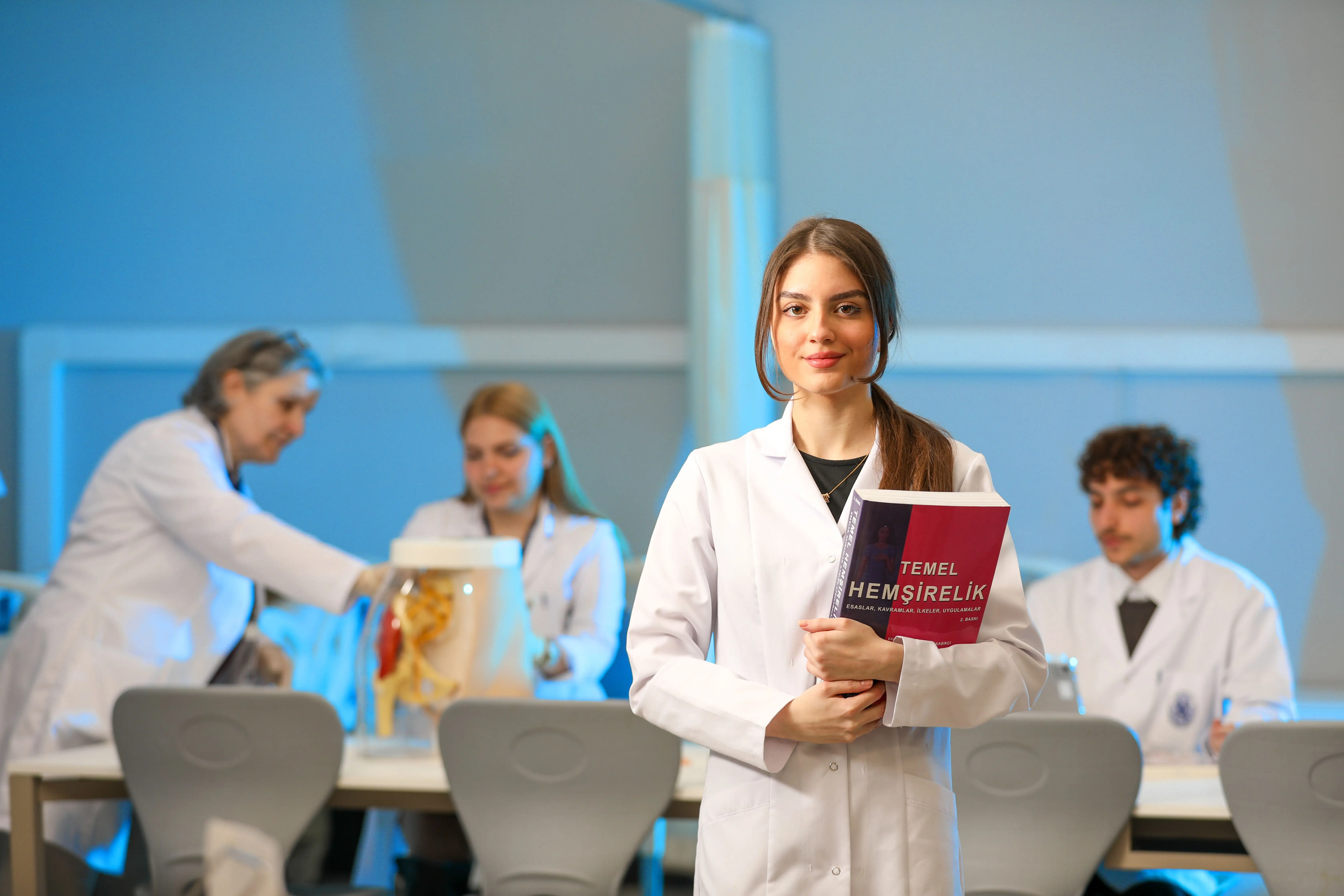 Students at Lunesberg Medical Training College